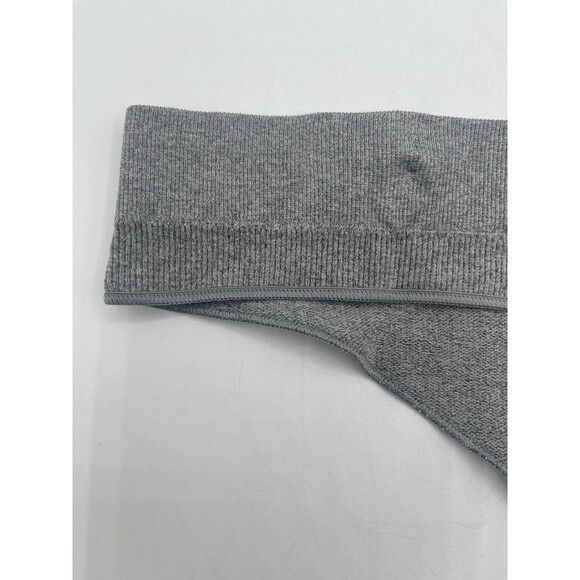 No Boundaries Women's 2XL Nylon Blend Seamless Thong, Gray Heather NWT - Picture 7 of 7